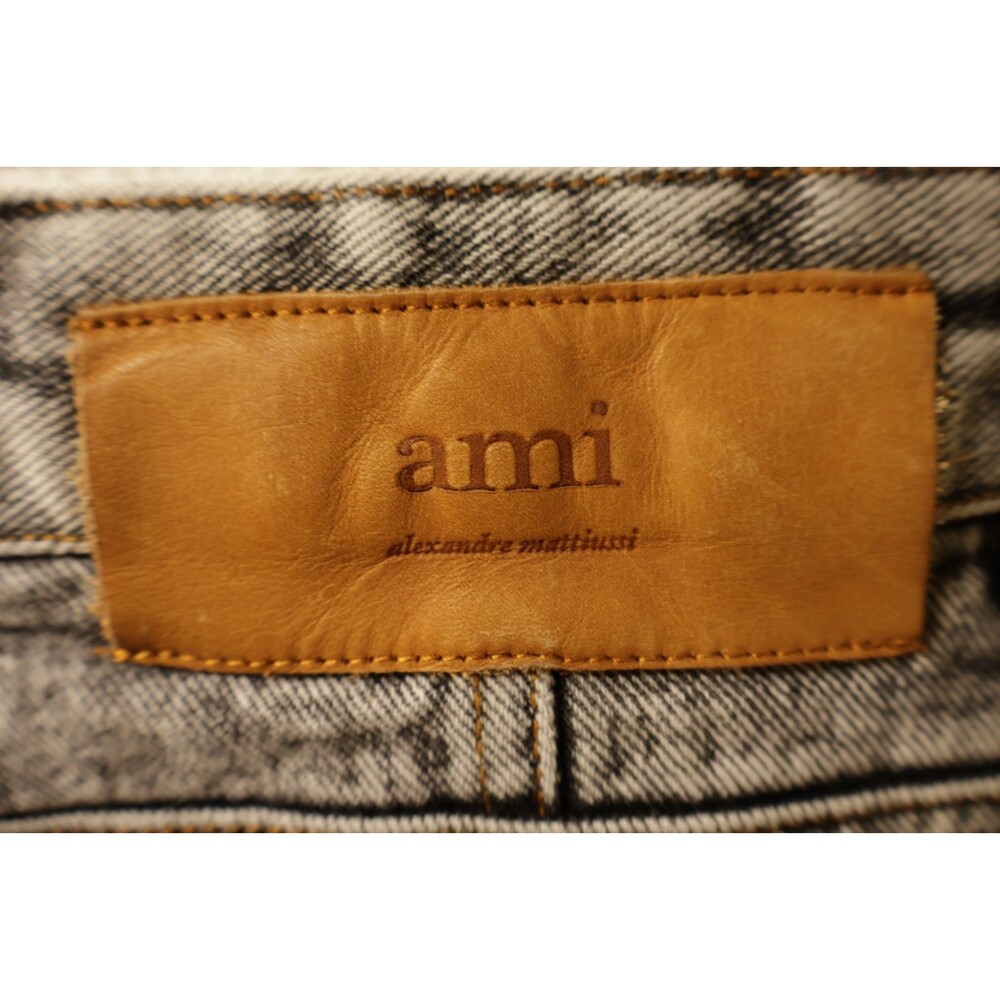 AMI Paris Faded Grey Acid Wash Denim Jeans Mens Size 31 NWOT 100% Cotton Luxury - Picture 11 of 15